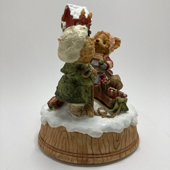 Teddy & Me Collection Christmas Music Box  Vintage 1995 - Picture 6 of 16